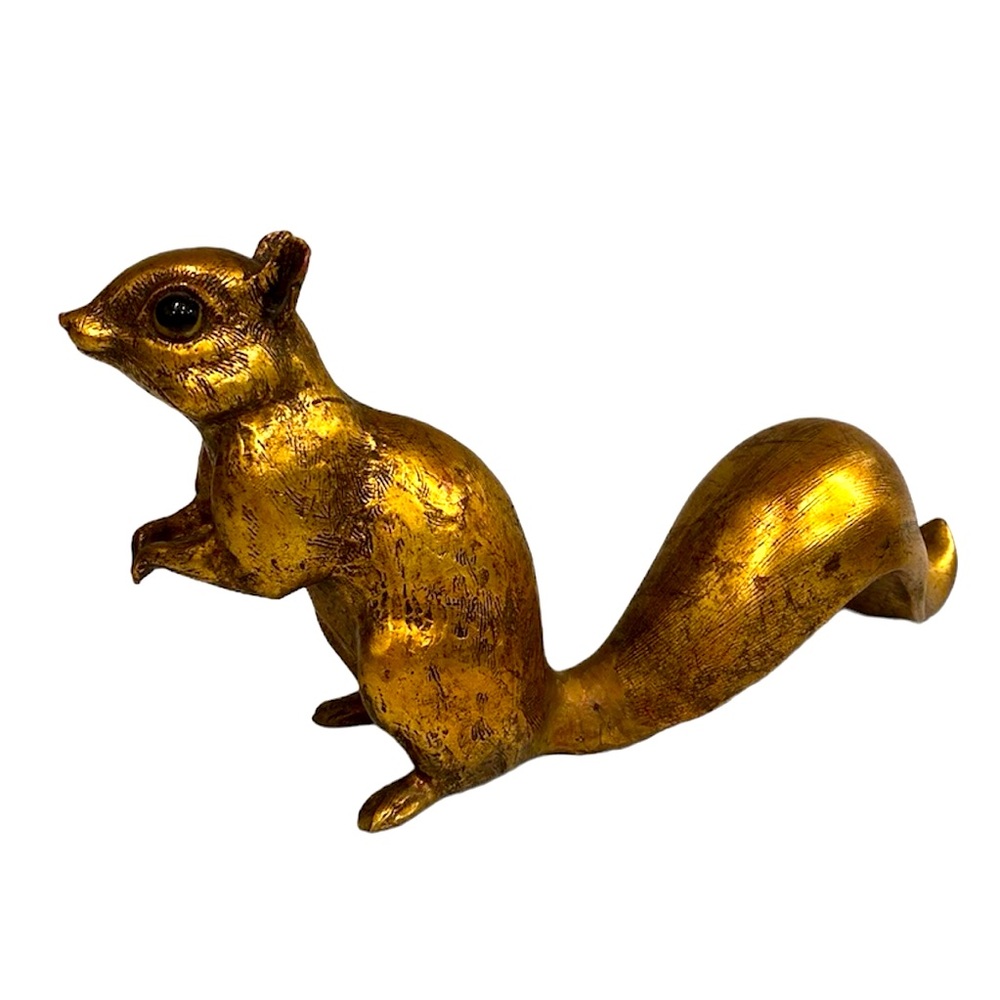 VINTAGE ANTHONY FREEMAN McFARLIN 1970 Gold Woodland Squirrel